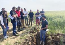 Mardi 10 juin, à La Chapelle-Saint-Martin-en-Plaine. La chambre d'Agriculture de Loir-et-Cher a organisé une visite de ses essais du secteur Beauce.