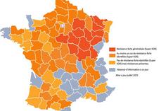 La carte des résistances.