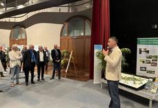 Lundi 3 novembre, à Provins. Samuel Vandaele a présenté l'espace de la chambre d'Agriculture Île-de-France au Forum de Provins.