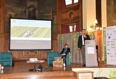 Paris, lundi 12 janvier. Le président d'Interchanvre, Franck Barbier, ouvre le congrès national du chanvre industriel. 