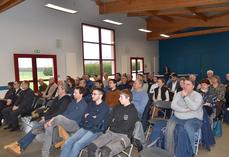 Soisy-Bouy, vendredi 23 janvier. Les cantons FDSEA 77 de Bray-sur-Seine, Provins et Villiers-Saint-Georges ont tenu leur assemblés générale en commun.