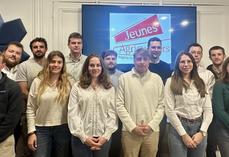 Paris, mercredi 15 avril. Le nouveau conseil d'administration JA région Île-de-France pour la mandature 2026-2028.