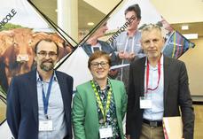 Mardi 7 avril, à Issoudun (Indre). Les cadres de la MSA Berry-Touraine ont fait le point sur les actions 2025. De g. à d. : Pascal Robert, premier vice-président, Anne-Sophie Latour, présidente, et Étienne Le Maur, directeur général. 