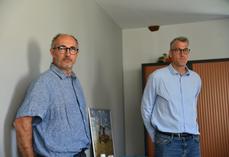 Chaumes-en-Brie (Seine-et-Marne), vendredi 22 mai. Vincent Boddaert (à d.) et son homologue du Loiret, Thierry Rondeau, ont présenté le futur rapprochement des deux structures et leur fonctionnement harmonisé.
