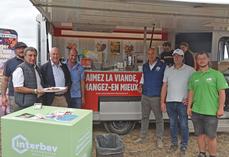 Courpalay, dimanche 13 septembre. Une inauguration officielle du village élevage s'est déroulée l'après-midi en présence du préfet Pierre Ory, des présidents de la FNSEA et de JA 77, Arnaud Rousseau et Armand Chevron, et d'éleveurs.