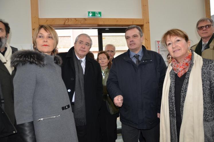 Jean-Paul Huchon était accompagné du directeur de l’établissement, Thierry Girodot, ainsi que de la conseillère régionale Michèle Vitrac-Pouzoulet et d’élus locaux.