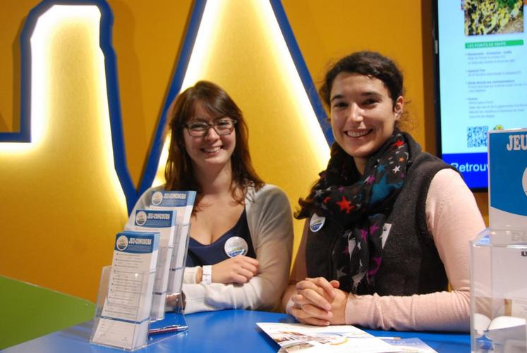 Le 14 novembre, à Tours. Agathe Bruys (à droite) anime la filière agricole de la signature régionale © du Centre.