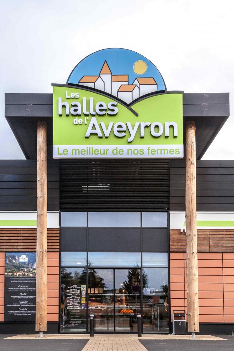 Herblay (Val-d’Oise), le 8 décembre. Le magasin les Halles de l’Aveyron est ouvert depuis le 24 octobre.