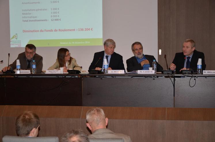 Paris, le 18 décembre. Présidée par Hervé Billet, la session régionale de la chambre régionale d’Agriculture s’est déroulée en présence du président de l’APCA, Guy Vasseur. 