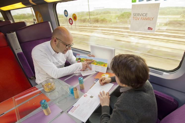 Passion céréales et la SNCF s’associent pour la troisième année consécutive afin de proposer des animations sur l’agriculture. (© Philippe Fraysseix)