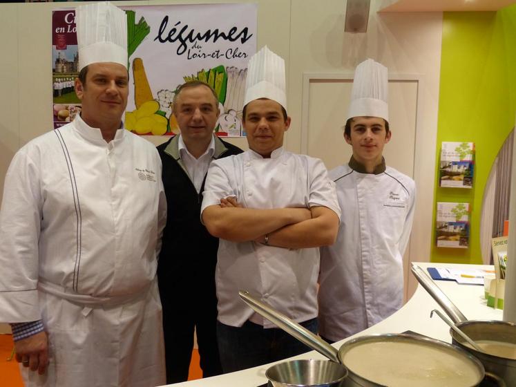 L’association Cuisine en Loir-et-Cher a concocté quatre recettes avec les légumes et fruits de Loir-et-Cher, mis à l’honneur cette année.