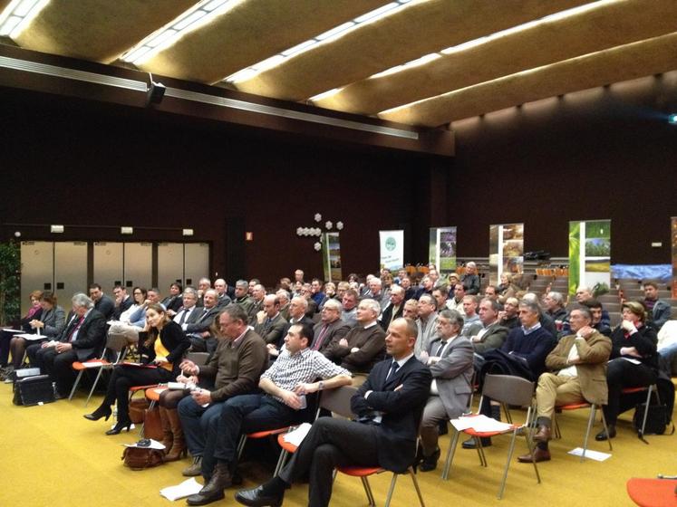 Le Mée-sur-Seine, jeudi 5 mars. Cent vingt personnes assistaient à la rencontre organisée entre les OPA et les candidats de six partis politiques aux élections départementales.