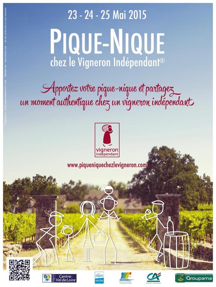 La cinquième édition du Pique-nique chez le Vigneron indépendant aura lieu les 23,24 et 25 mai dans toute la France.