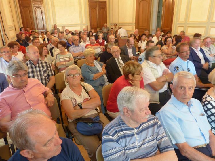 Le 8 juin, à Romorantin. Certains dans l’assemblée ont été déçus de l’annonce de la suppression du concours des vins et fromages.