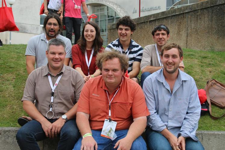 Le 18 juin, au Mans (Sarthe). Sept représentants de Loir-et-Cher ont assisté au congrès national Jeunes agriculteurs.