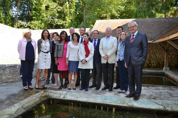 Davron (Yvelines), le 9 septembre. Les élus du conseil départemental des Yvelines étaient réunis pour le lancement officiel des Assises de la ruralité.