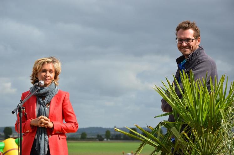 La candidate Valérie Pécresse a réaffirmé son soutien au monde agricole francilien.