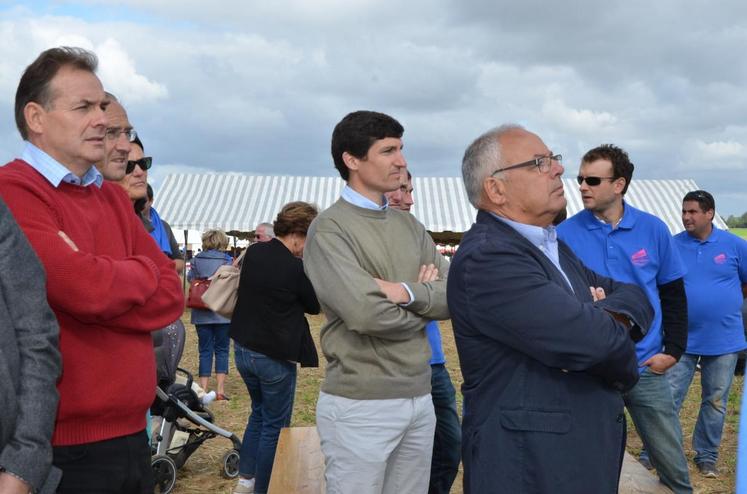 De nombreux élus agricoles étaient présents dont le président de JA région Ile-de-France, Frédéric Lepesme, et le président de la Safer Ile-de-France, Pierre Marcille.