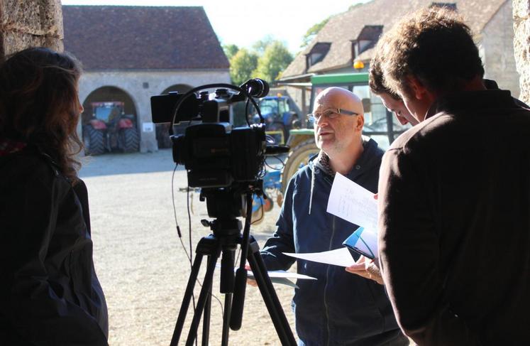 Le 29 septembre, à Sours. L’engagement de l’Eplefpa de La Saussaye dans le plan Écophyto a fait l’objet d’une vidéo tournée à la ferme pédagogique.