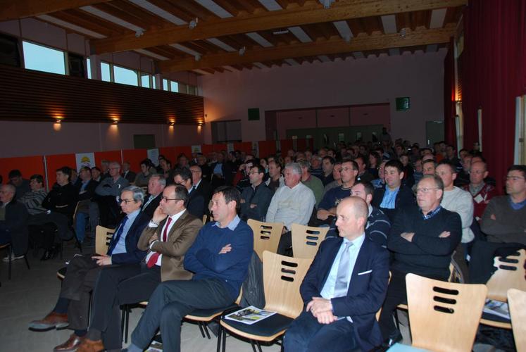 La Chapelle-la-Reine, vendredi 27 novembre. Les sociétaires de la coopérative Terres Bocage Gâtinais ont connu des rendements records en 2014 comme en 2015.