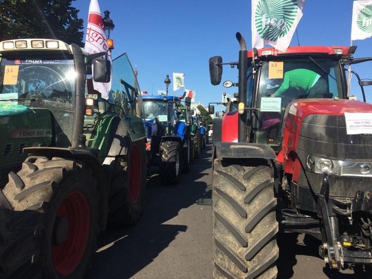 Le 3 septembre à Paris, les agriculteurs se sont mobilisés en nombre. Une délégation de Loir-et-Cher a également fait le déplacement.