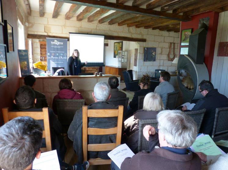 Le 25 janvier, à Saint-Georges-sur-Cher. La réunion Terra vitis Loire a porté sur la communication.