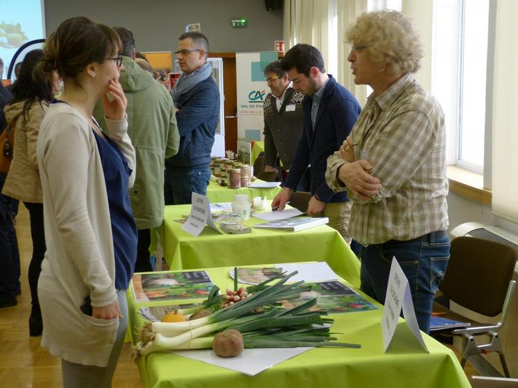 Le 5 avril, à Blois. Les professionnels de l’alimentation de proximité se sont rencontrés à la Maison des entreprises.