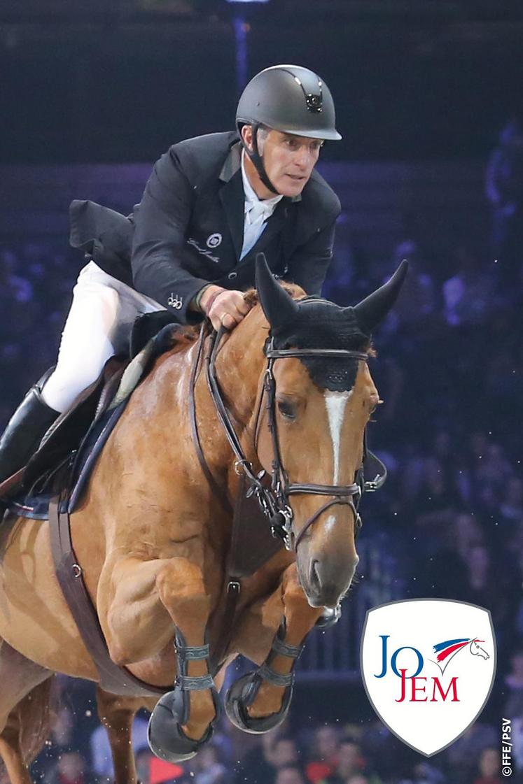 Le célèbre cavalier seine-et-marnais Roger-Yves Bost fait partie de l’équipe de France pour les JO de Rio avec sa jument Sydney Une prince.
© FFE/PSV