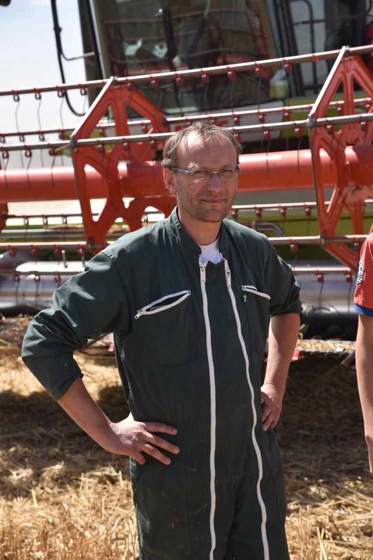 Christophe Rossignol, dont la volonté d’être agriculteur remonte à l’enfance.