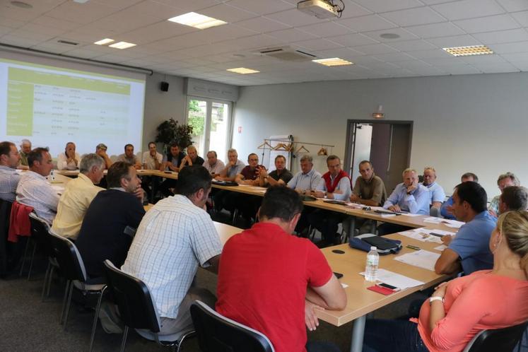 Au Chesnay (Yvelines), le 4 août. Compte-tenu du contexte agricole difficile, la FDSEA a tenu un conseil d’administration exceptionnel.