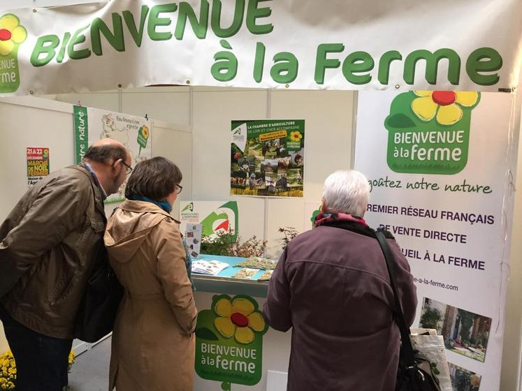 L’association Bienvenue à la ferme était présente avec cinq producteurs adhérents du Loir-et-Cher. Objectif : faire connaître ses activités ainsi que celles de la chambre d’Agriculture du département. 