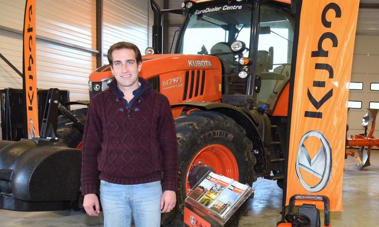 Le 8 novembre, à Toury. Les tracteurs Kubota seront distribués en Eure-et-Loir par Eurodealer Centre sous la responsabilité de Charles Crosnier.