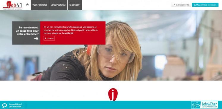 Le conseil départemental de Loir-et-Cher lance une plateforme web locale, innovante, basée sur la géolocalisation, pour rapprocher les allocataires du RSA et les entreprises qui recrutent: JOB41(www.job41.fr)