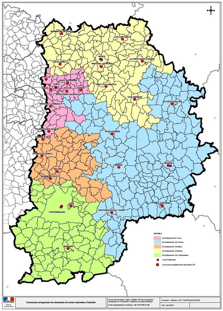 Les contours des arrondissements ont également été modifiés.