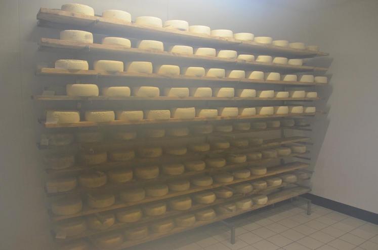 Des tommes sont fabriquées avec le lait de la ferme ainsi que des saint-corentin, un fromage à pâte molle du nom du hameau de la ferme. 