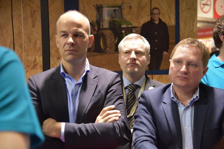 Hubert Rabourdin échange avec Valérie Pécresse qui s’était rendue en mai dernier à Courpalay lors de l’inauguration des nouvelles installations de la brasserie au sein d’un ancien silo. 