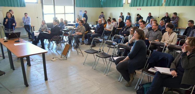 Le 16 mars, à Miermaigne. Une trentaine d’éleveurs a participé à la Journée organisée par la chambre d’Agriculture.