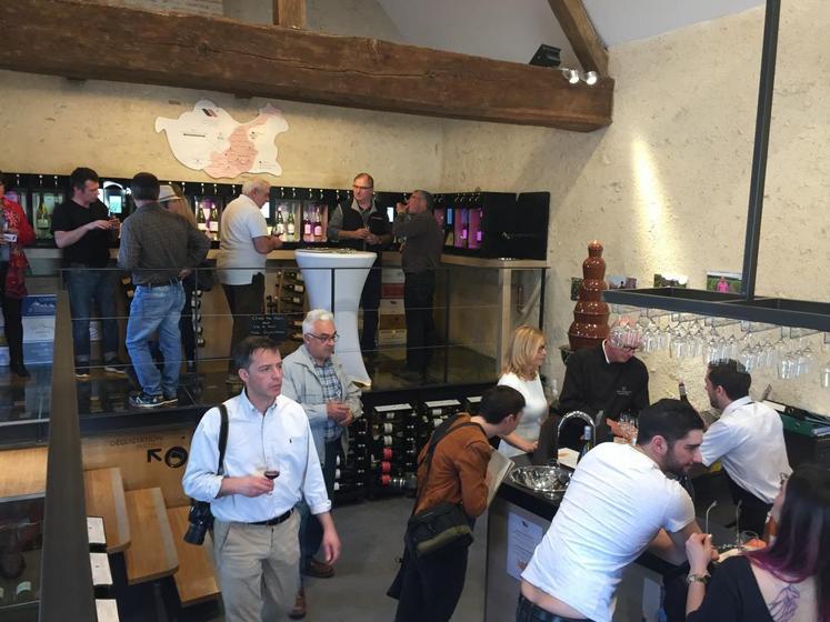 Un peu plus de quatre-vingt personnes ont participé aux portes ouvertes de la maison des vins de Chambord le jeudi 30 mars.
