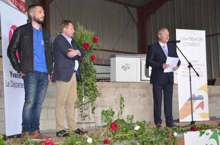 La chambre interdépartementale d’Agriculture de l’Ile-de-France, a ouvert l’événement avec la FDSEA et les JA d’Ile-de-France. 