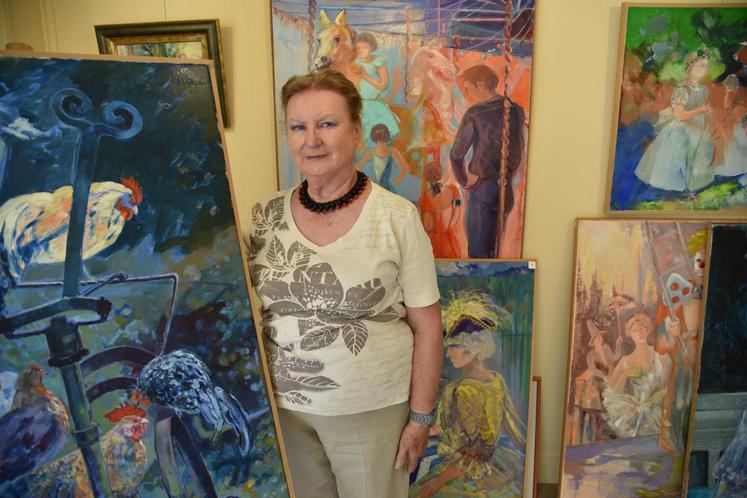 Aller en Polynésie sur la tombe de Gauguin était un rêve d’adolescente, réalisé en 2013.  Christiane Kesselmark en est revenue avec une série de tableaux.

