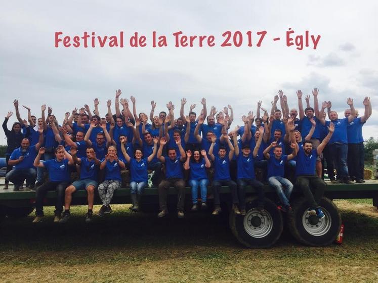 Egly, le 3 septembre. Les bénévoles des JA ont tout donné... 