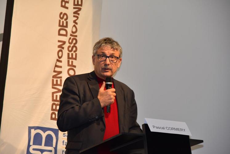 Pascal Cormery, Président de la caisse centrale de Mutualité sociale agricole et de la MSA Berry-Touraine a ouvert le forum des chefs d’entreprise le jeudi 23 novembre à Blois.
