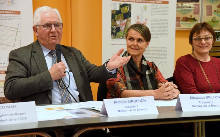 Le 5 avril, à Orgères-en-Beauce. La Maison de la Beauce se porte bien mais va devoir évoluer cette année, a annoncé son président Philippe Lirochon.