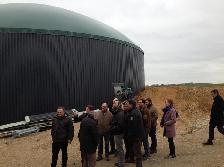 La FDSEA a visité le site de MéthaBraye à Savigny-sur-Braye en mars dernier.