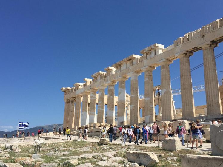 L’Acropole a accueilli plus de quatre millions de touristes en 2017.