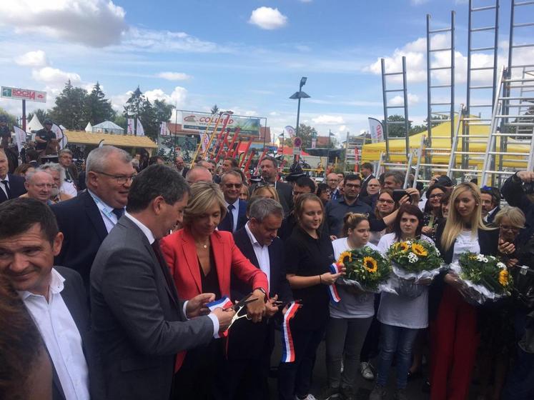 Châlons-en-Champagne, vendredi 31 août. Inauguration officielle de la 72e foire de Châlons qui ouvre ses portes jusqu’à ce lundi 10 septembre.