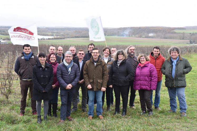 Le 3 décembre à Villiers-sur-Loir. Réunion de lancement de la campagne FDSEA et Jeunes agriculteurs de Loir-et-Cher pour les élections chambre.