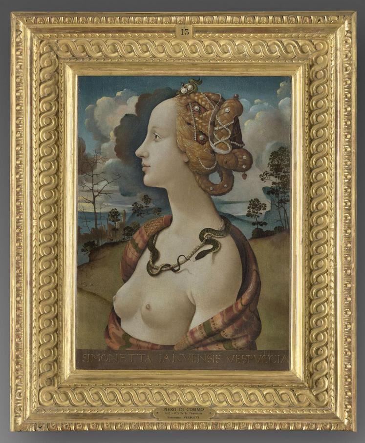 Portrait de Simonetta Vespucci, Piero di Cosimo ( © RMN - Grand Palais, Domaine de Chantilly - Adrien Didierjean)