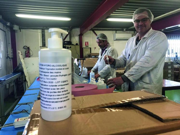La distillerie d’Isle-de-France à Fresne-sur-Marne a fait don de 120 litres d’alcool à 96 % à des pharmacies locales