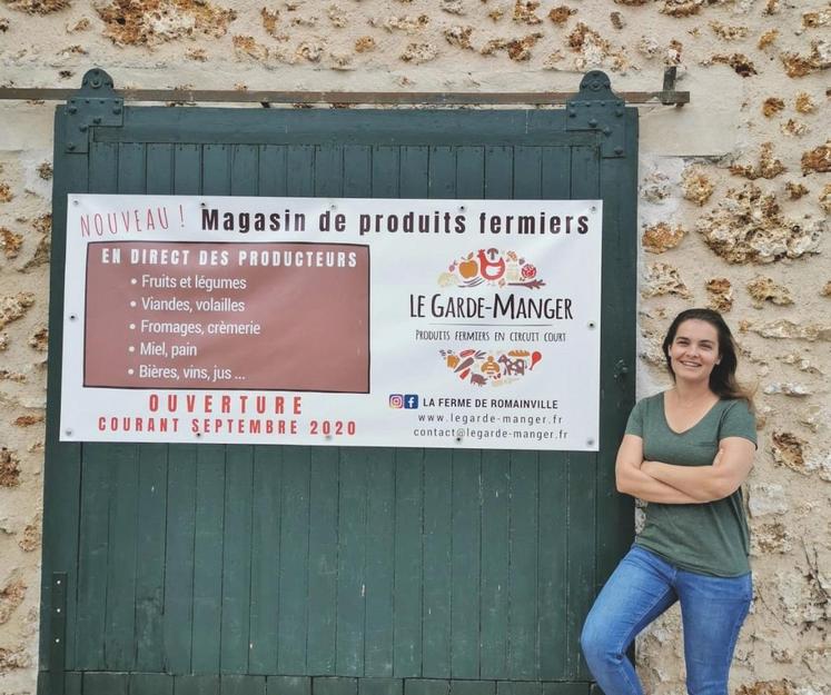 Mélanie Delalande ouvrira le magasin de produits fermiers d\'ici la fin du mois.